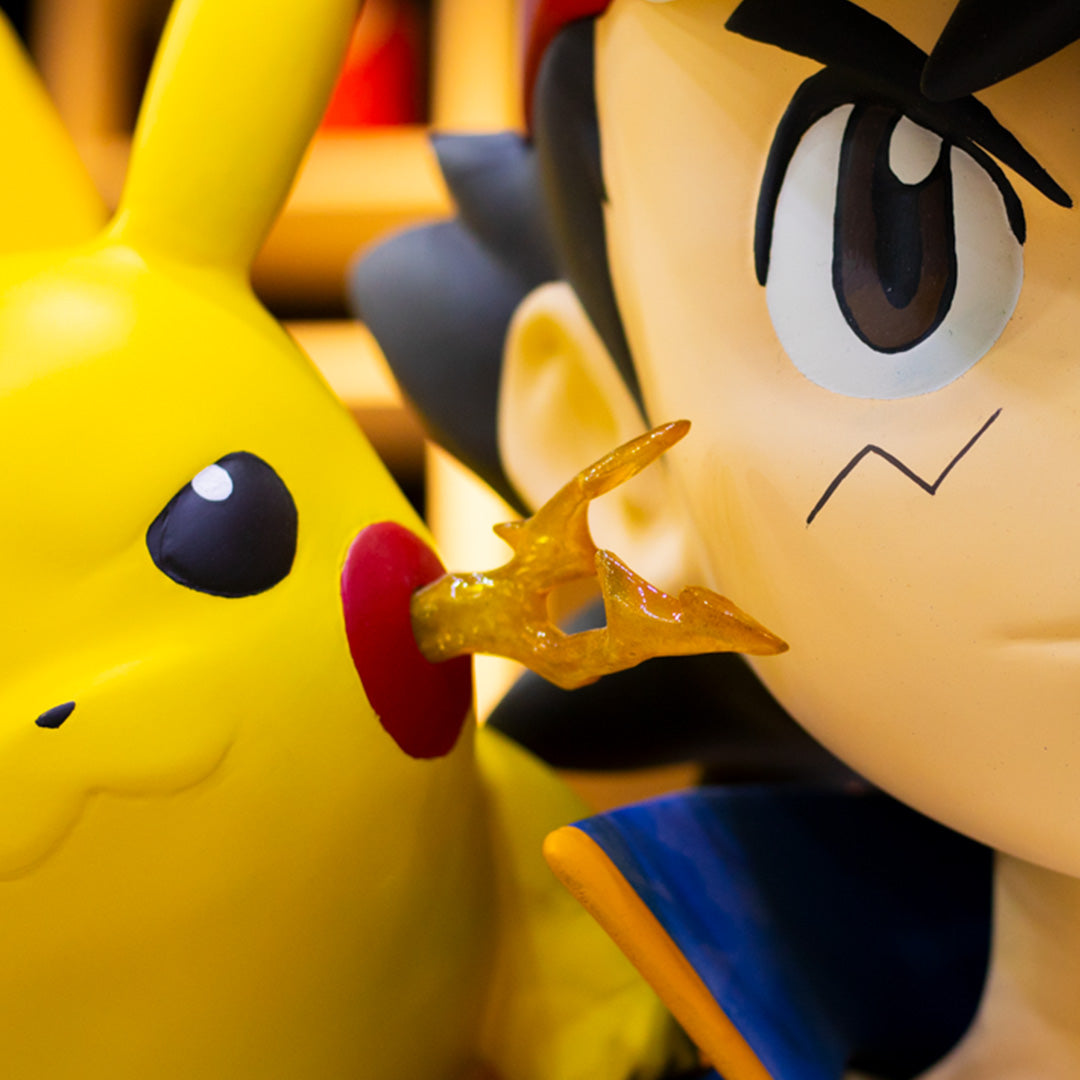 Ash tamaño real (con pikachu)
