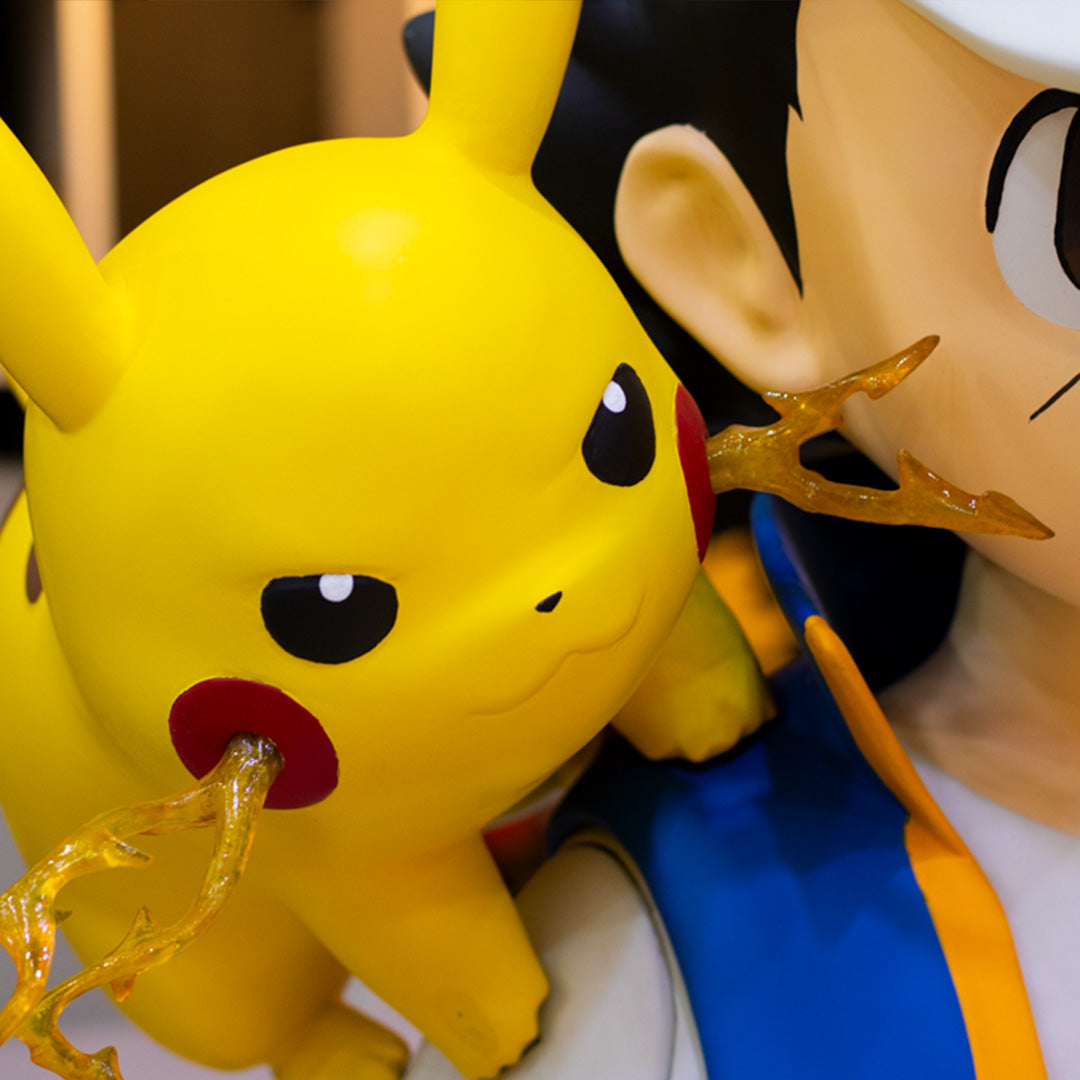 Ash tamaño real (con pikachu)