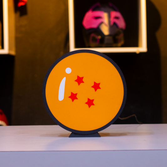 Esfera 4 estrellas | Dragon Ball | Lámpara