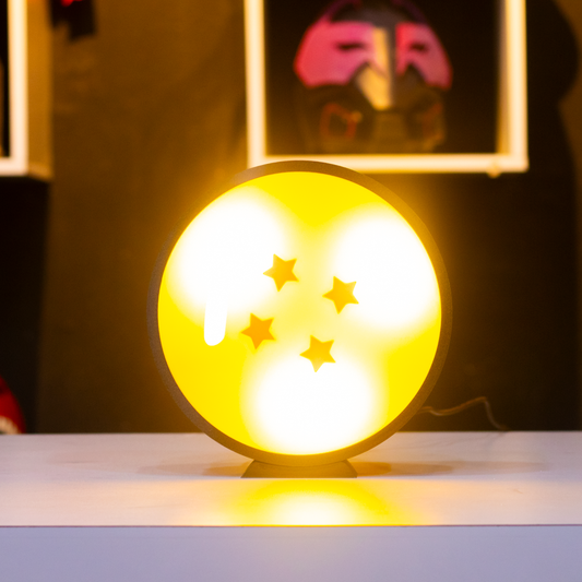 Esfera 4 estrellas | Dragon Ball | Lámpara