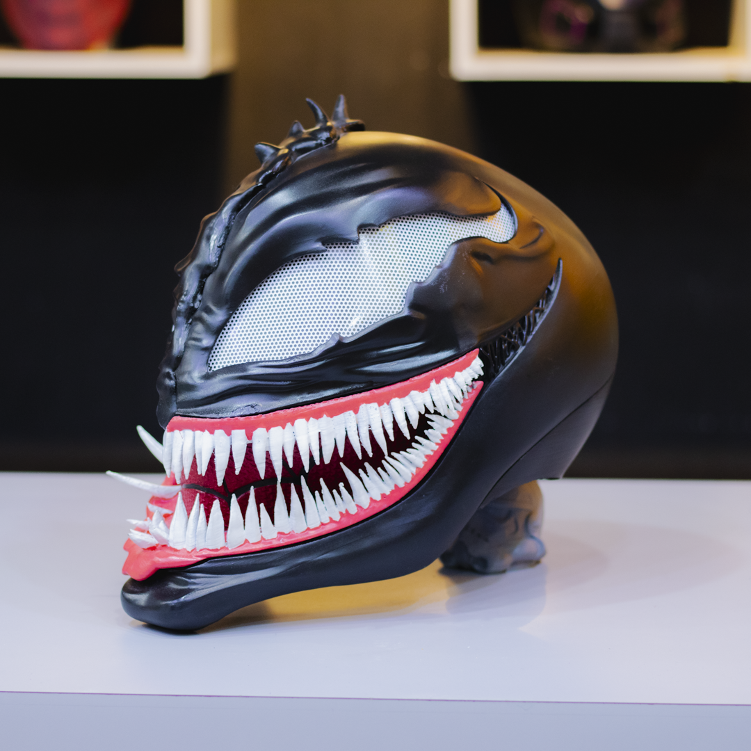 Venom | Casco | Careta spiderman desmontable | marvel