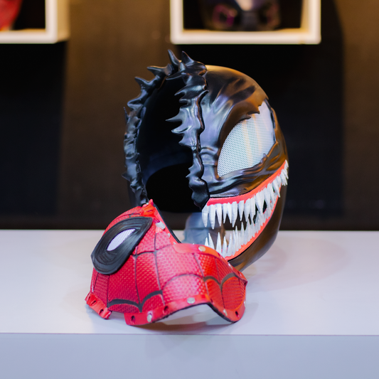 Venom | Casco | Careta spiderman desmontable | marvel