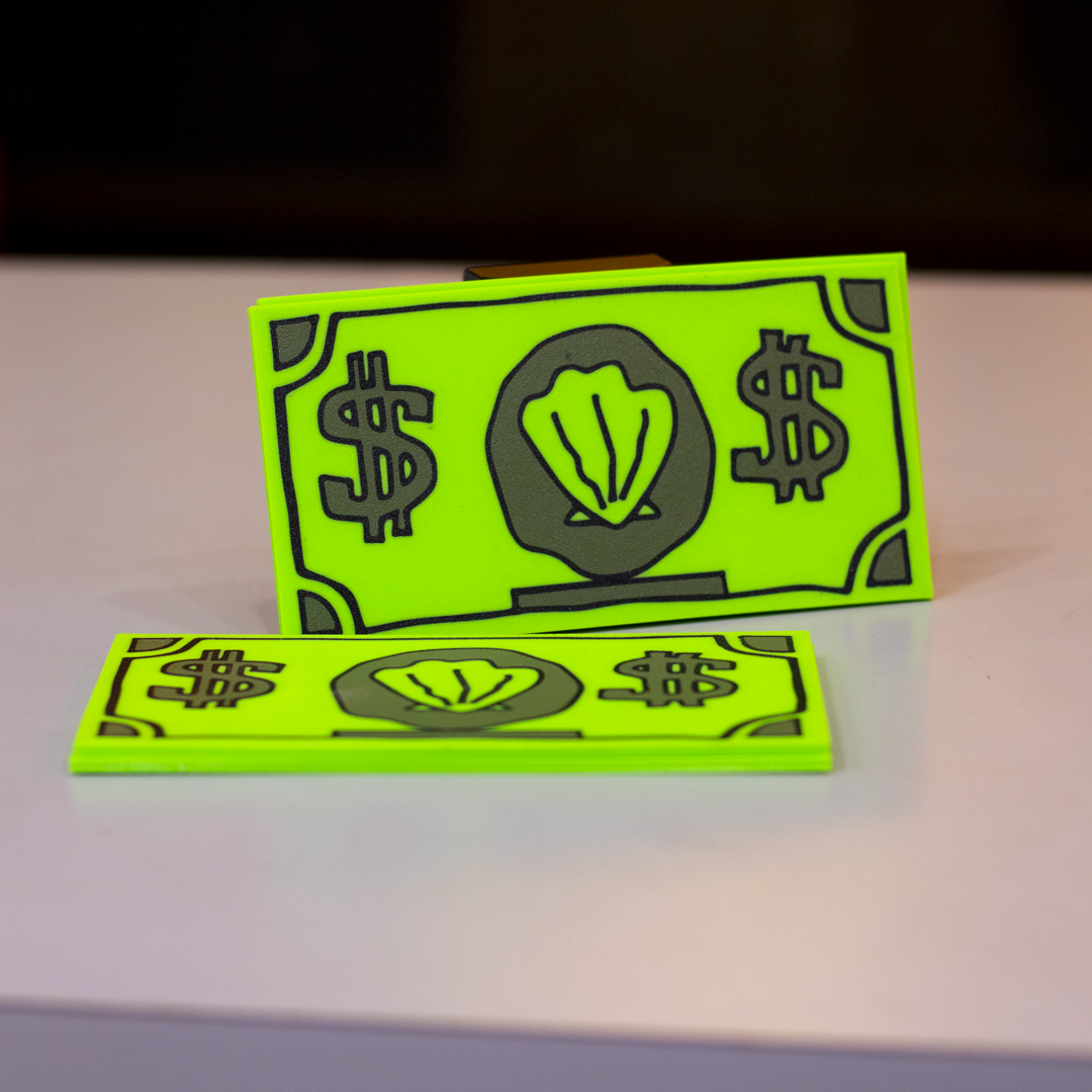 Billete $1 un dolar | Porta Tarjetas | Bob Esponja