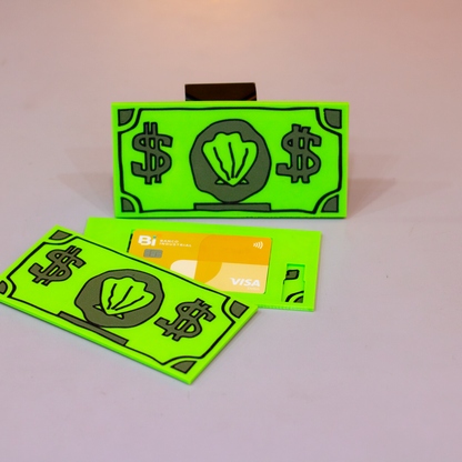 Billete $1 un dolar | Porta Tarjetas | Bob Esponja