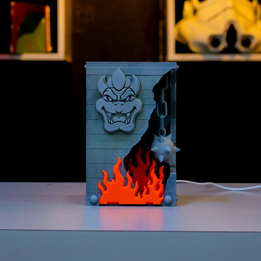 Bowser | Caja de luz | Lámpara