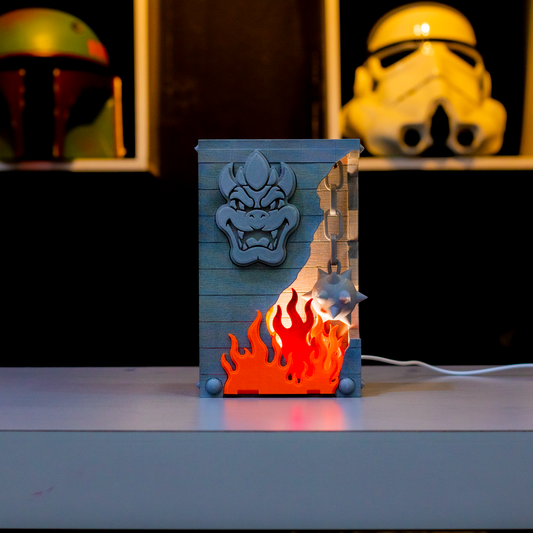 Bowser | Caja de luz | Lámpara