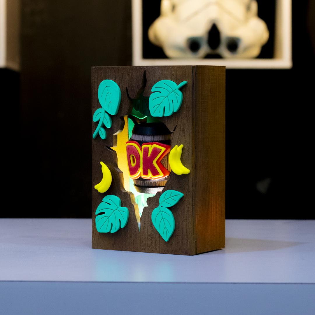 Donkey Kong | Caja de Luz | Lámpara