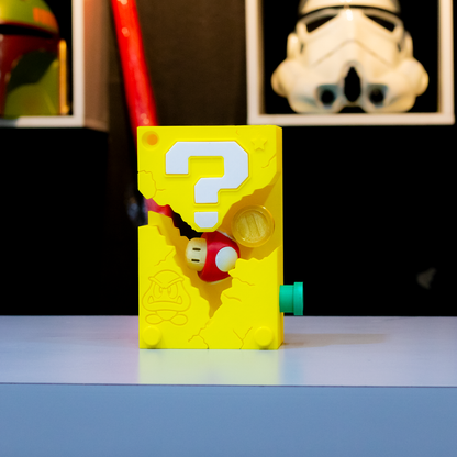 Cubo Mario bross | Caja de luz | Lámpara