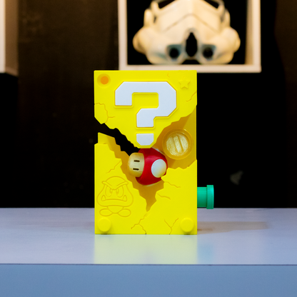 Cubo Mario bross | Caja de luz | Lámpara