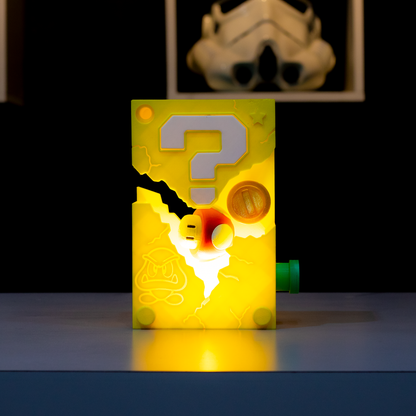 Cubo Mario bross | Caja de luz | Lámpara