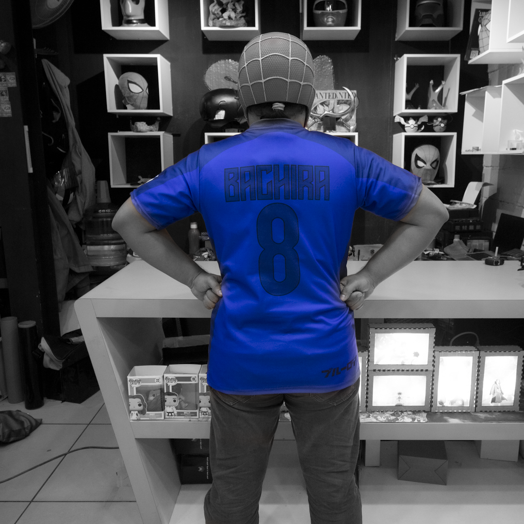 Camisola Bachira Blue Lock espalda
