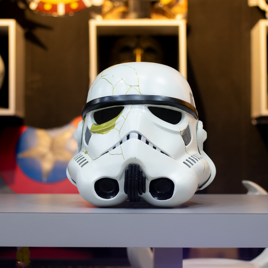 Casco Storm Trooper Ahsoka Star Wars frente
