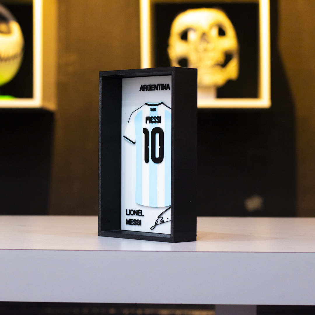 Messi | Version Argentina | Cuadro 3D