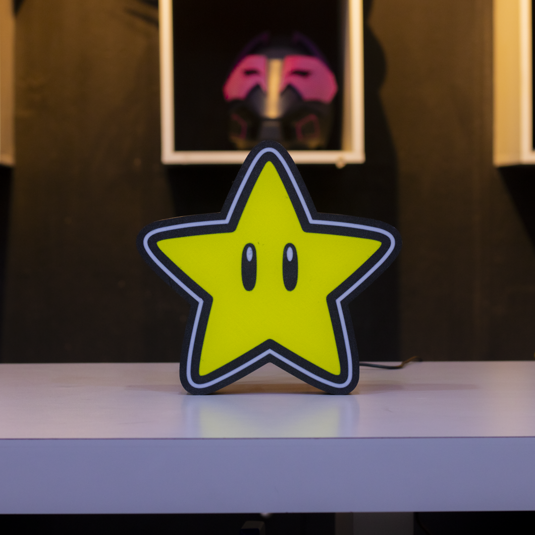 Estrella | Mario Bross | Lámpara