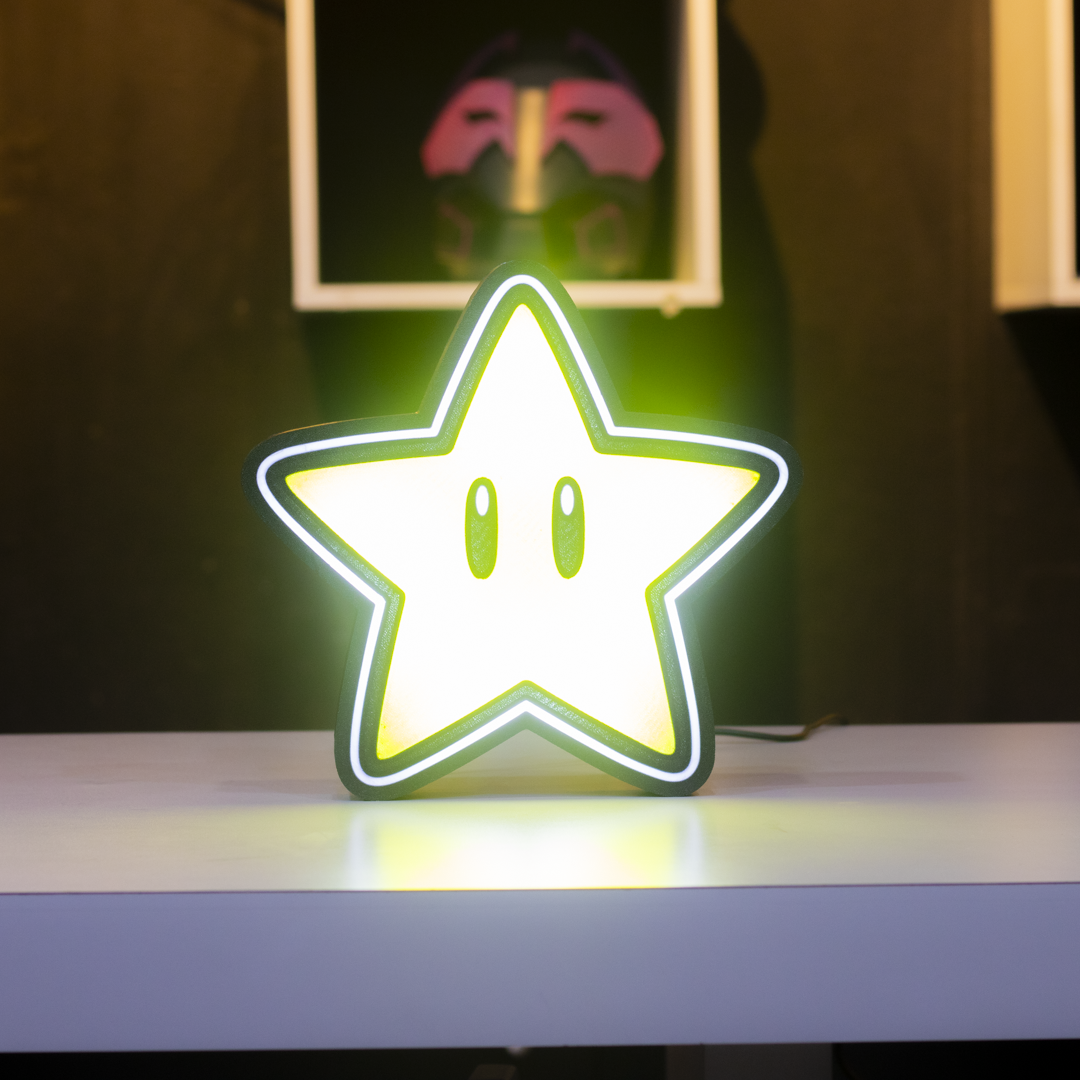 Estrella | Mario Bross | Lámpara