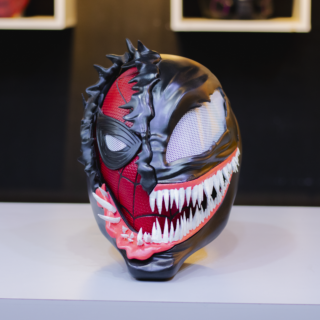Venom | Casco | Careta spiderman desmontable | marvel
