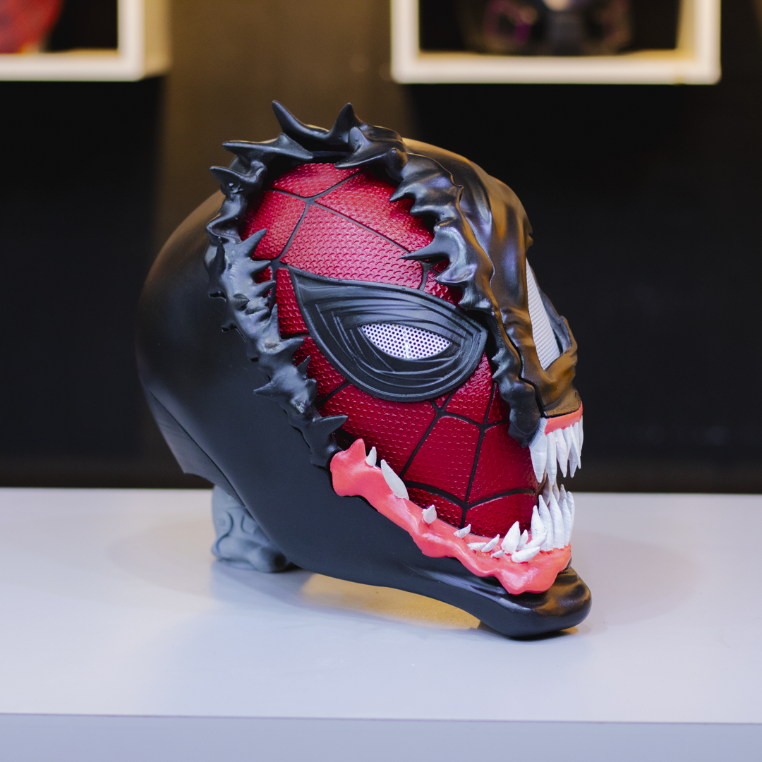 Venom | Casco | Careta spiderman desmontable | marvel