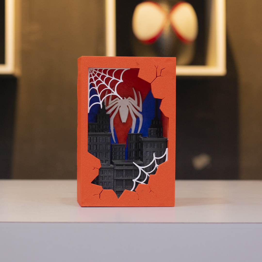 Spiderman | Caja de luz | Lámpara