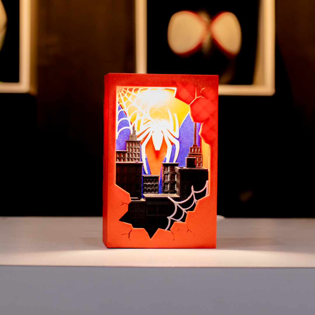 Spiderman | Caja de luz | Lámpara