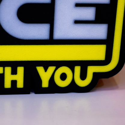 May the force | Star Wars | Lámpara